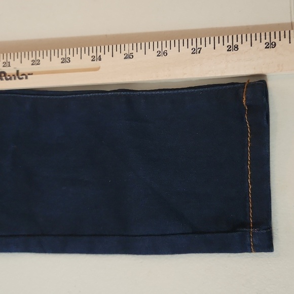 Aeropostale Jeans jeggings jeans size 00 high-waisted Dark Wash Light Wiskering - Picture 10 of 10